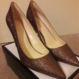 Bronze Sparkle Pumps